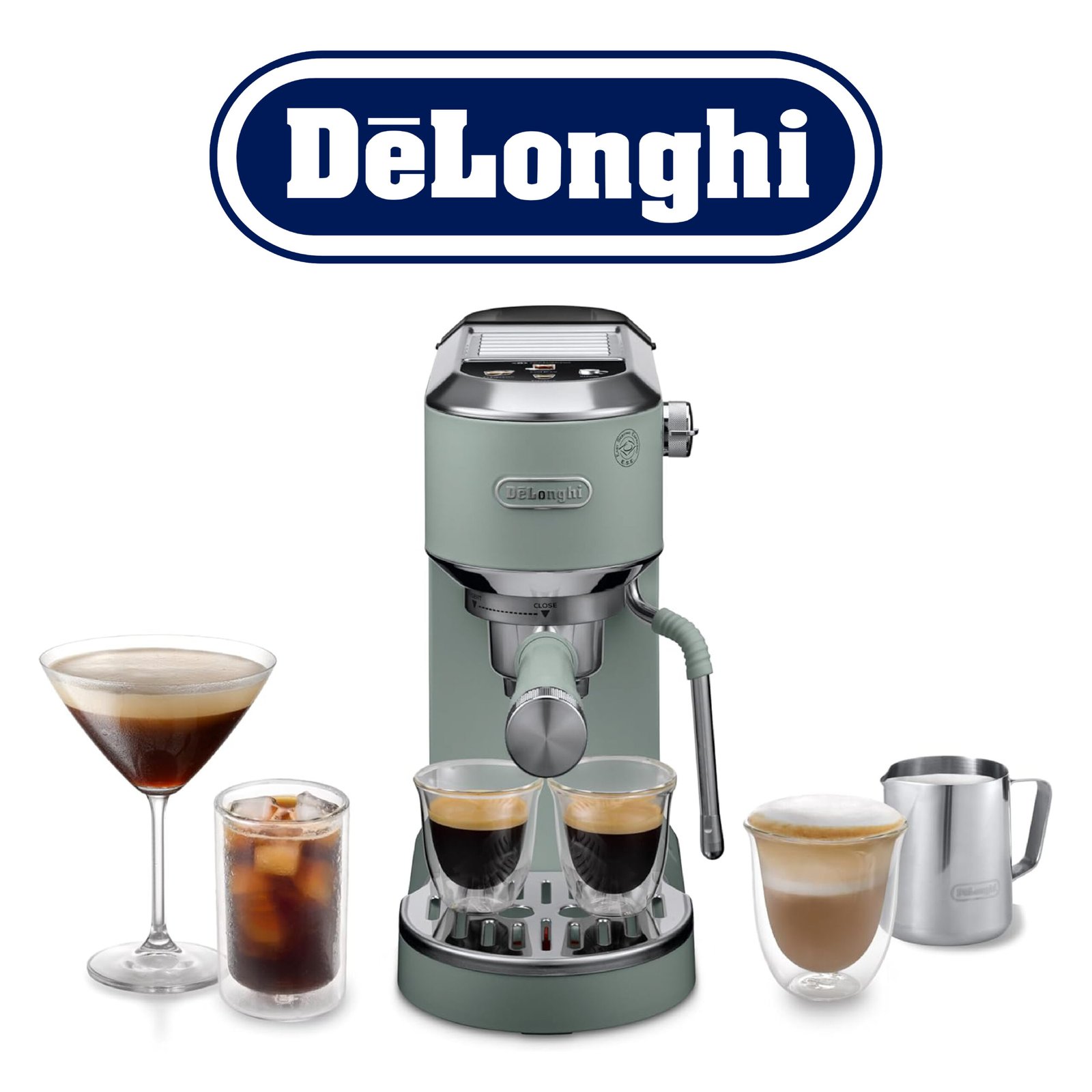 Expresso Delonghi Dedica Duo EC890.GR Vert