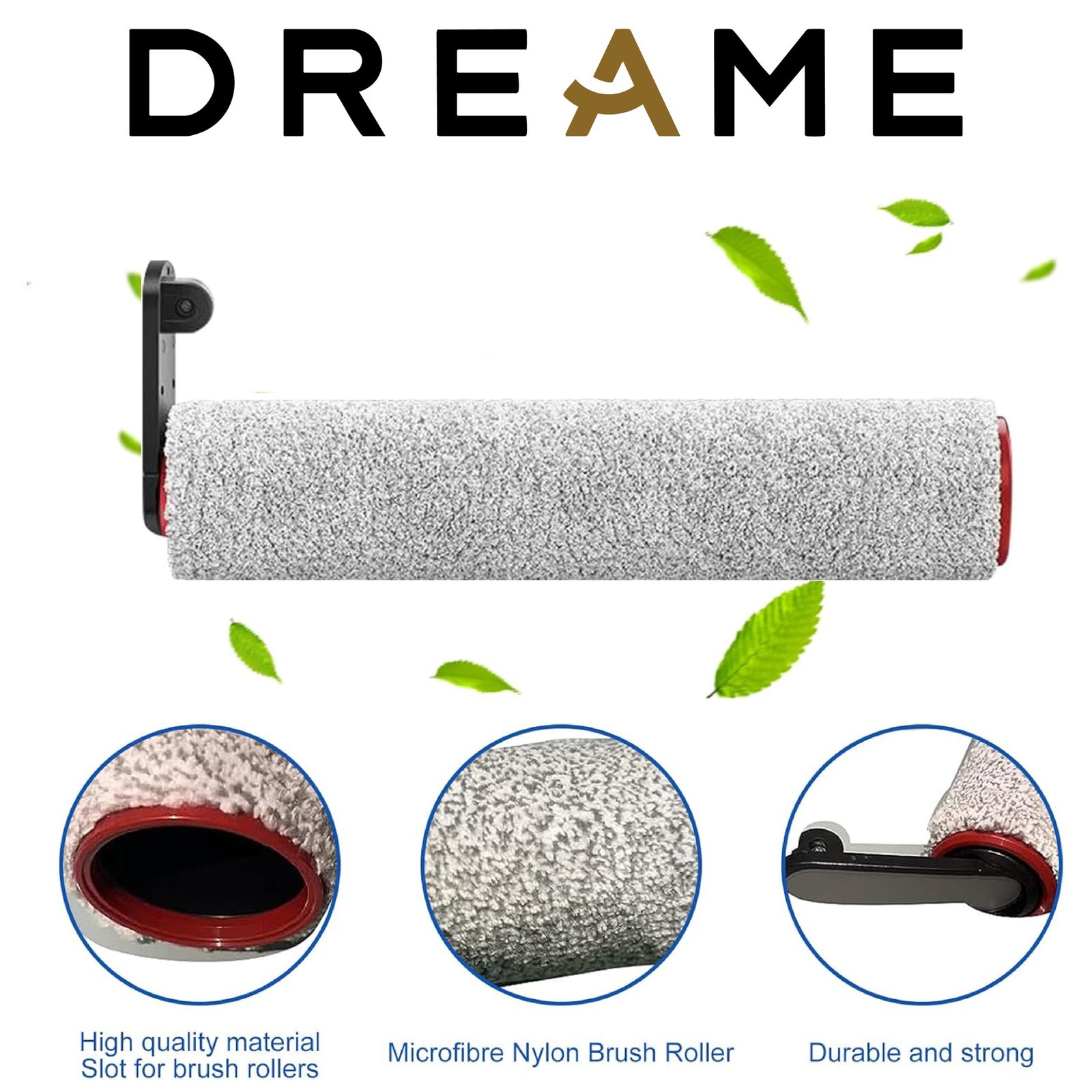 Rouleau de brosse de rechange pour Dreame H12 Pro, H12 Dual H14 Pro aspirateur sec et humide sans fil