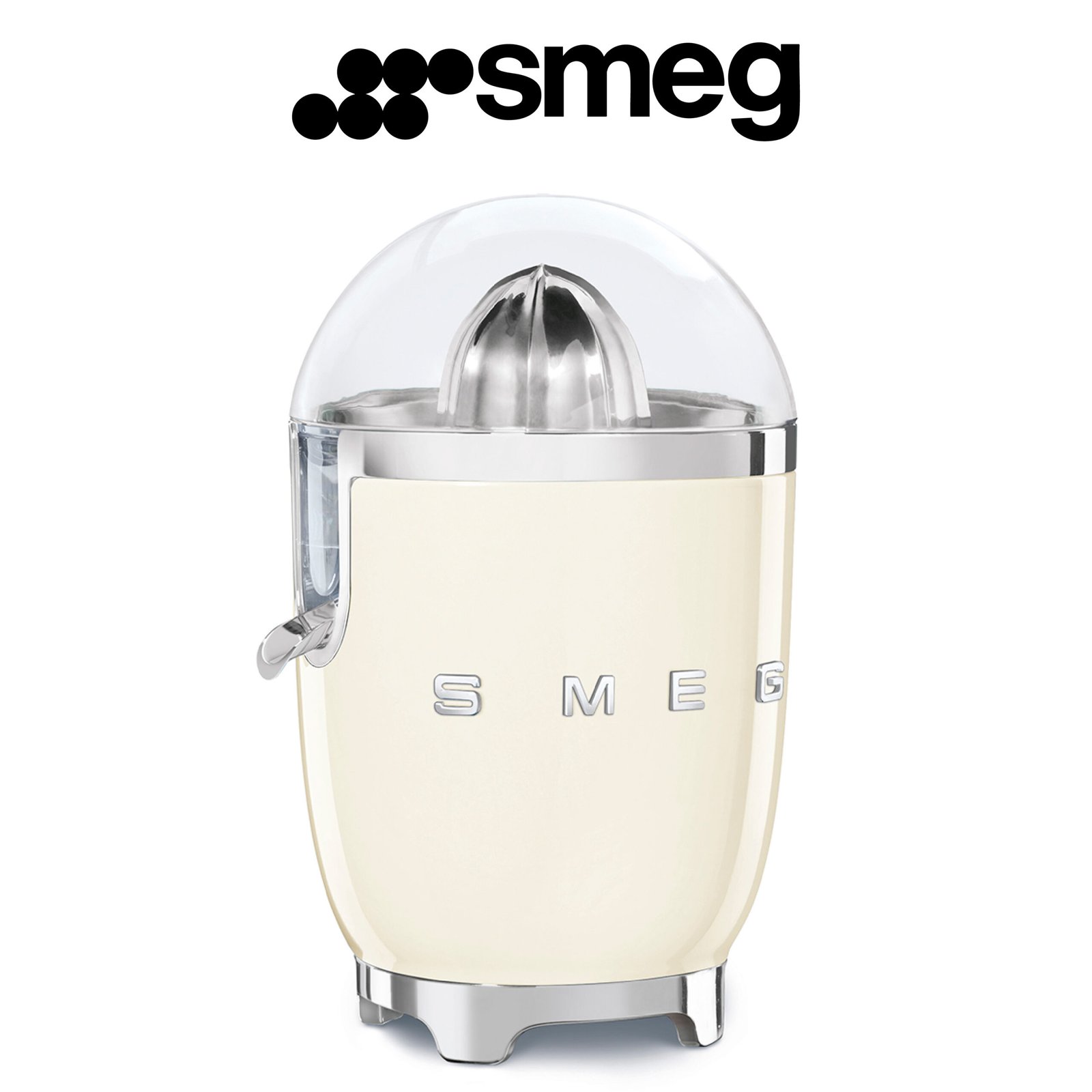 SMEG Presse-agrumes Crème Esthétique Années 50 CJF11CREU