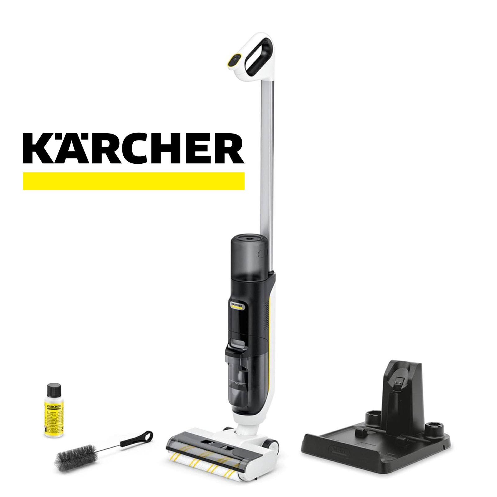 Karcher FCV 3 Aspirateur-Laveur sans Fil , avec 3 Modes de Nettoyage, 30 Min, 130 m²