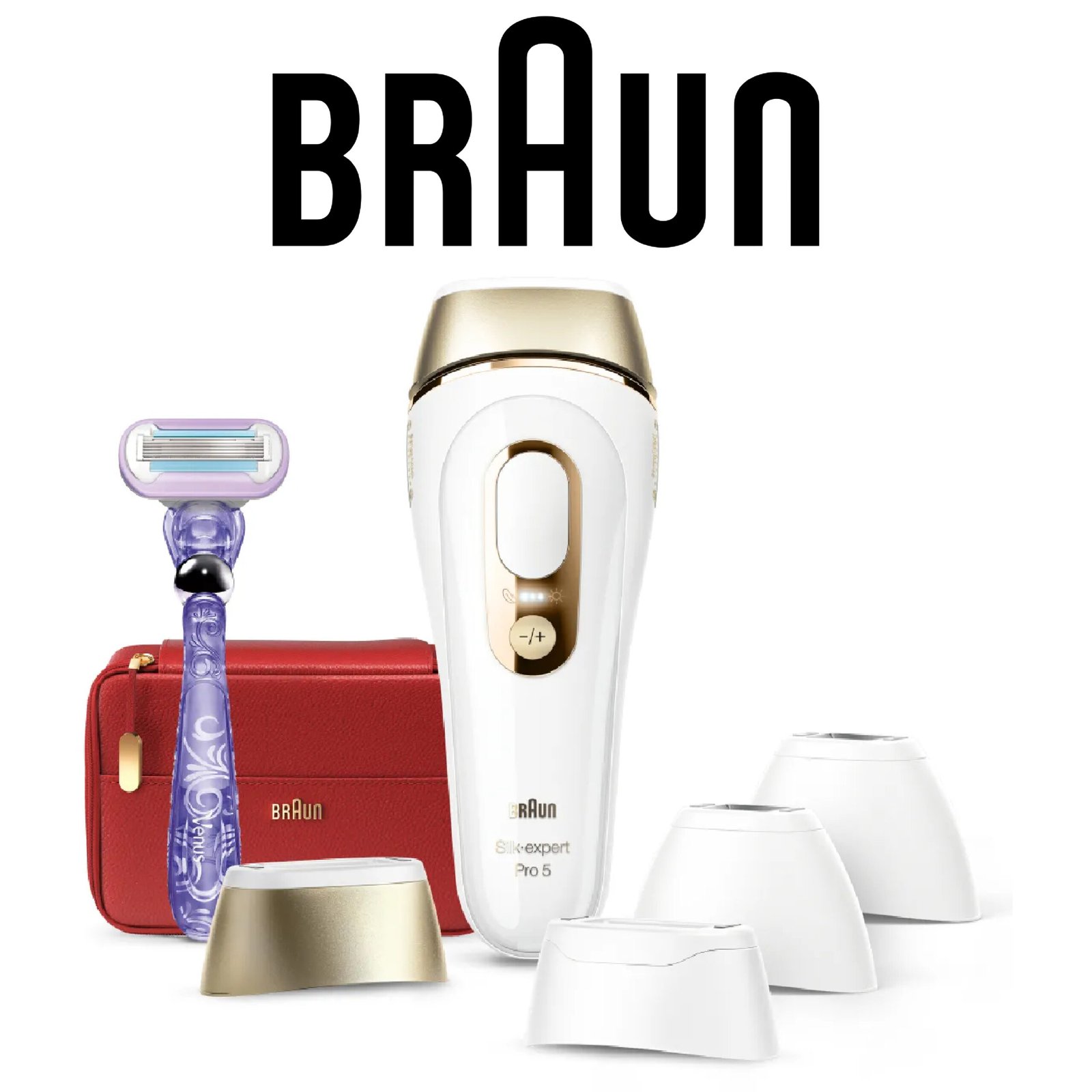 Braun Silk expert Pro 5 - IPL Pour Femme, Épilateur Lumière Pulsée, PL5387