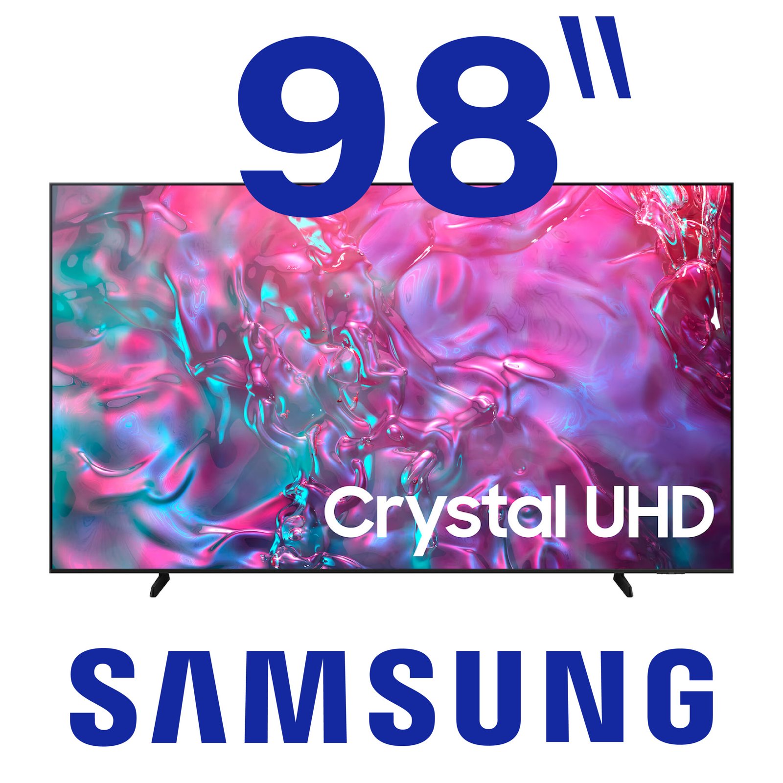 TV Samsung 98 pouce Class 4K Crystal UHD DU9000 Series HDR Smart TV, Object Tracking Sound Lite, Motion Xcelerator 120Hz, Supersize Picture Enhancer, Mega Contrast, Alexa Built-In (UN98DU9000, 2024 Model)