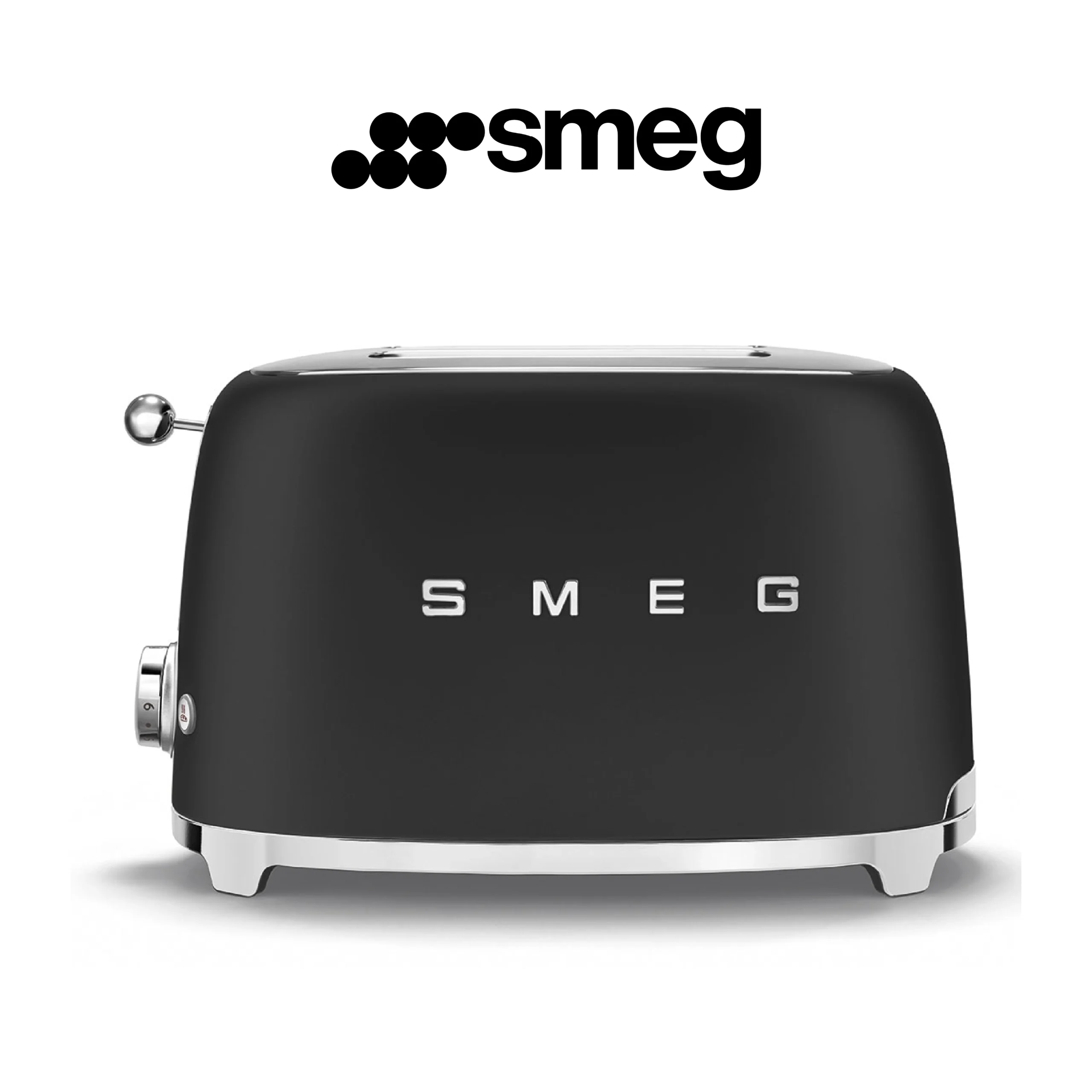 TOASTER/GRILLE-PAIN 2 Fentes 950w Noir MAT Esthétique Années 50 TSF01BLMEU