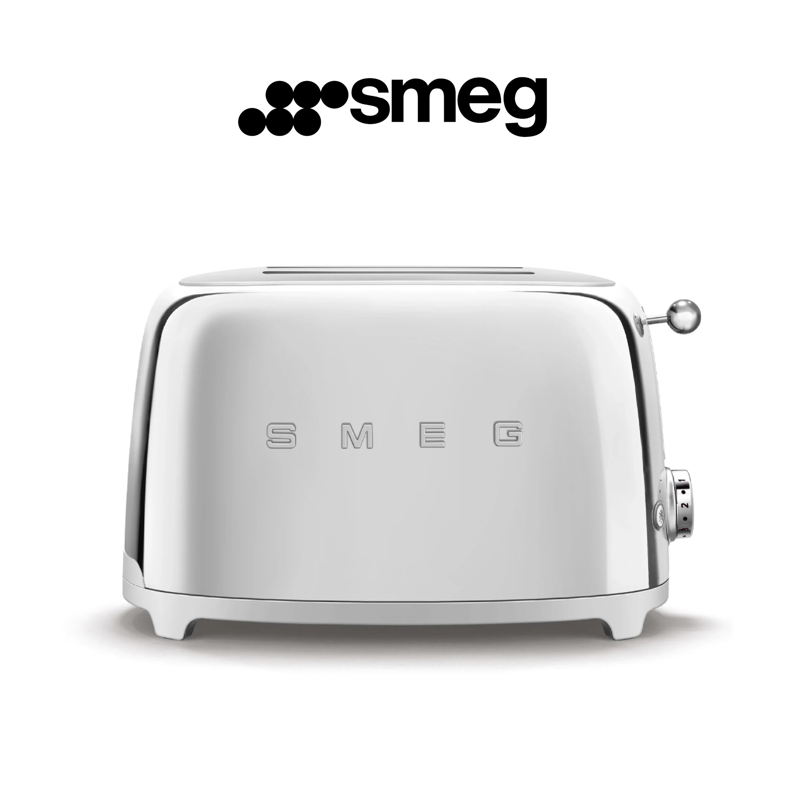 TOASTER/GRILLE-PAIN 2 Fentes 950w SILVER Esthétique Années 50 TSF01SSEU