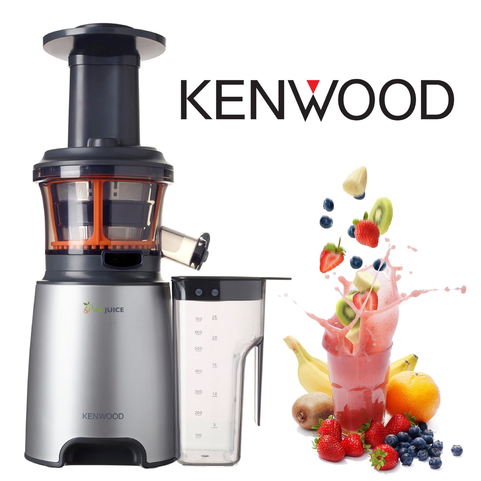 Kenwood Extracteur de jus PureJuice Slow JMP601SI