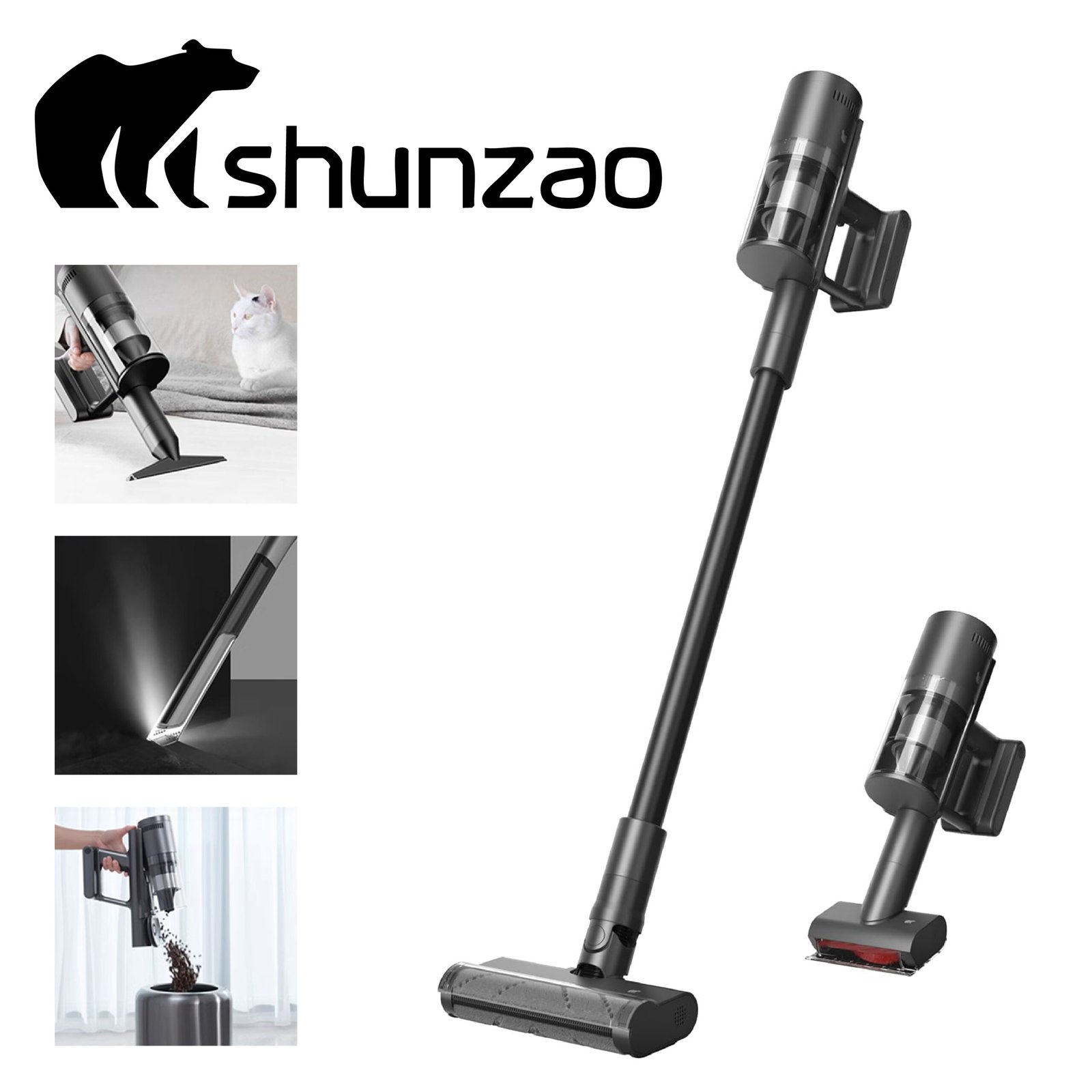 Aspirateur à Main sans Fil Shunzao Z15 30000 PA