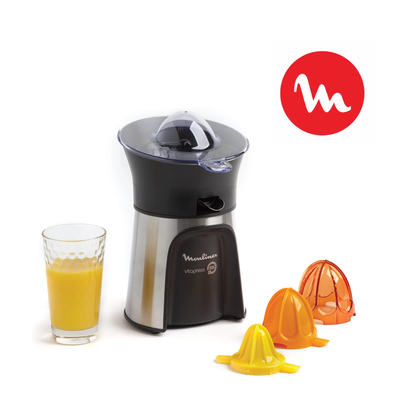 Moulinex Vitapress Direct Serve 3 Cônes-Presse-Agrume PC603D10
