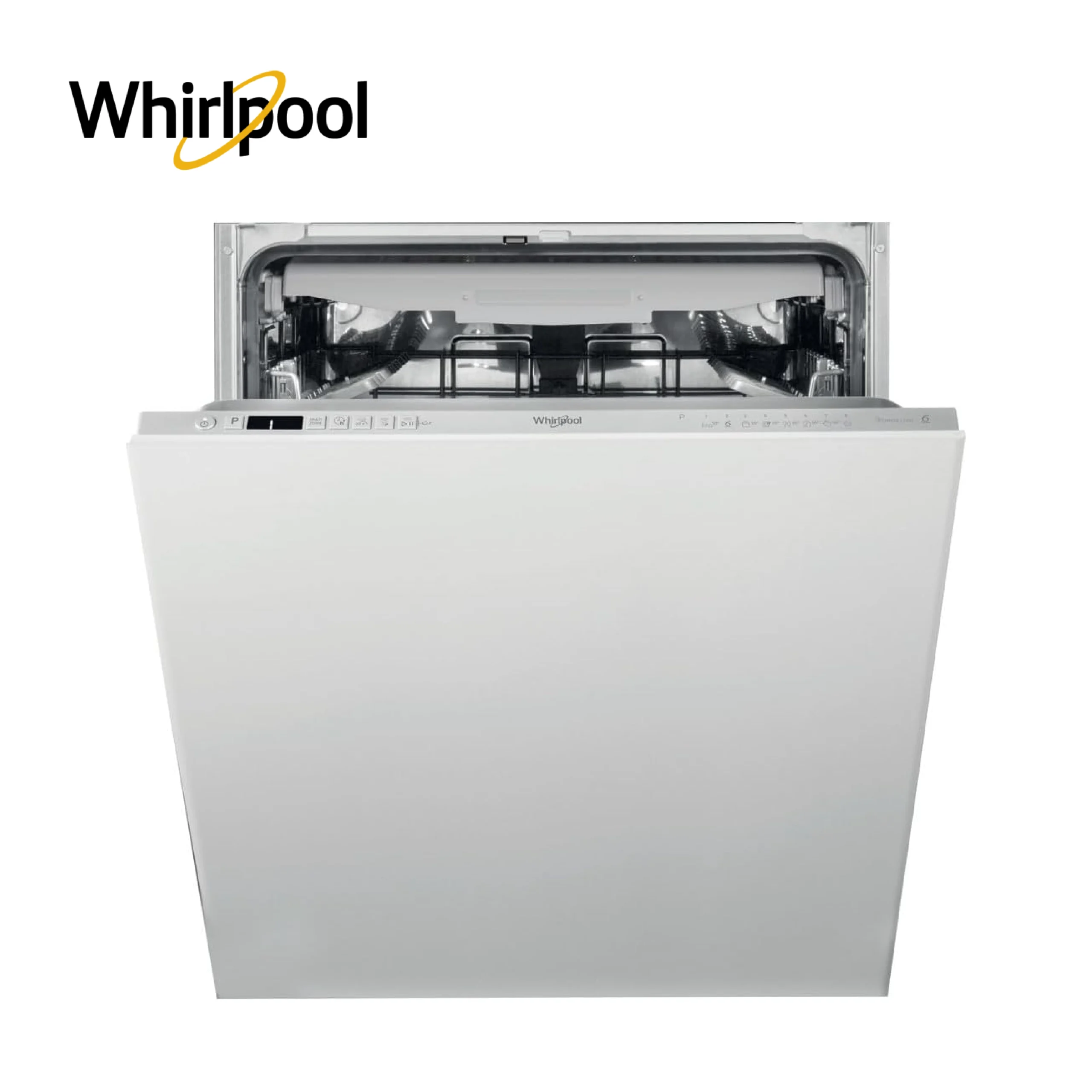 Lave vaisselle rétractable total de 60 cm, 14 couverts, classe A++ - Whirlpool WI7020PEF Blanc [Classe énergétique E]