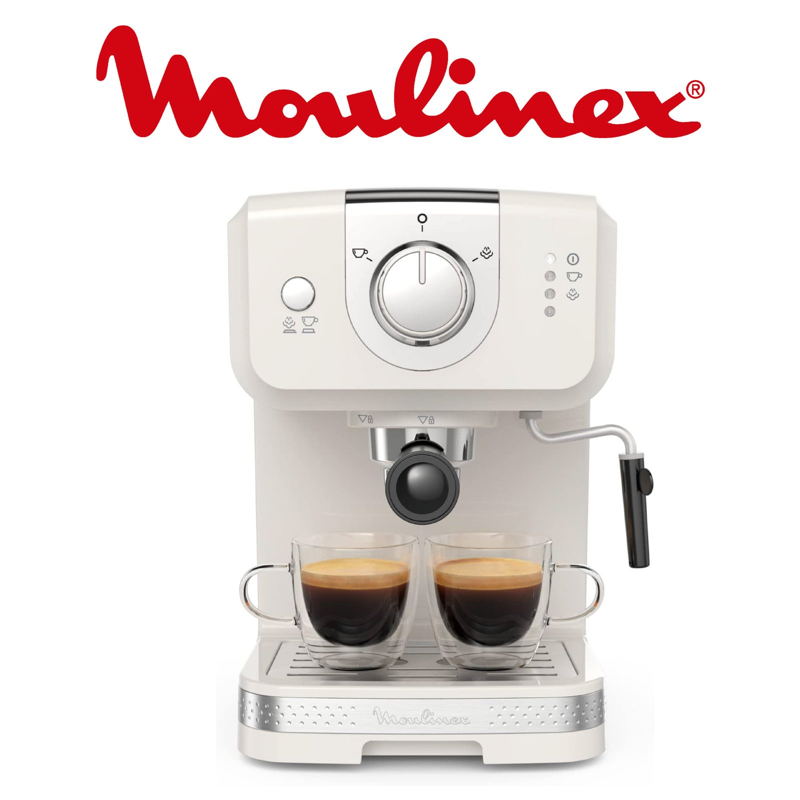 Moulinex Soleil Cafetière expresso Porte-filtres simple et double XP330A10