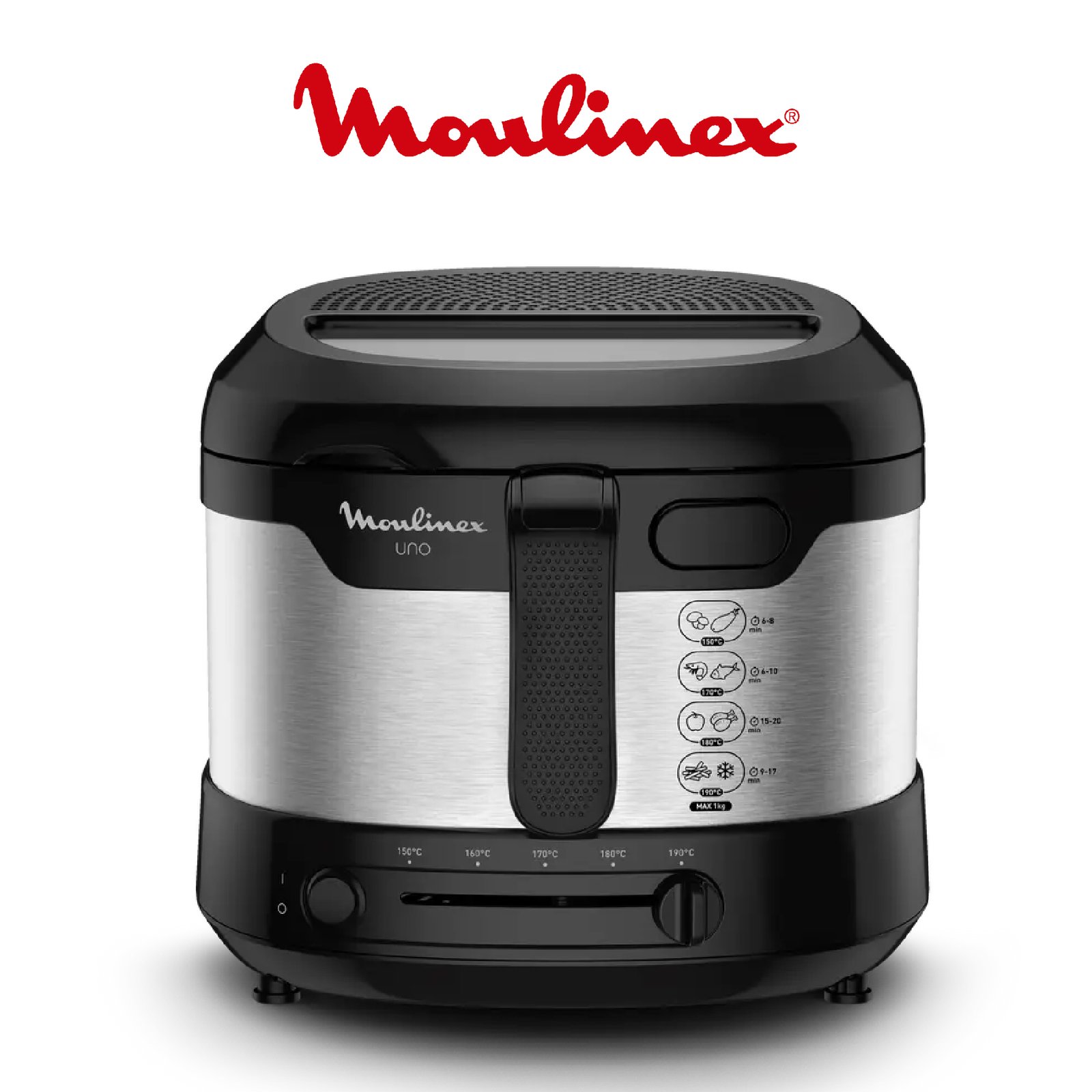 Friteuse électrique Uno de Moulinex 1kg Af215D10